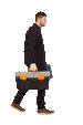 Mini-human: Carrying gear